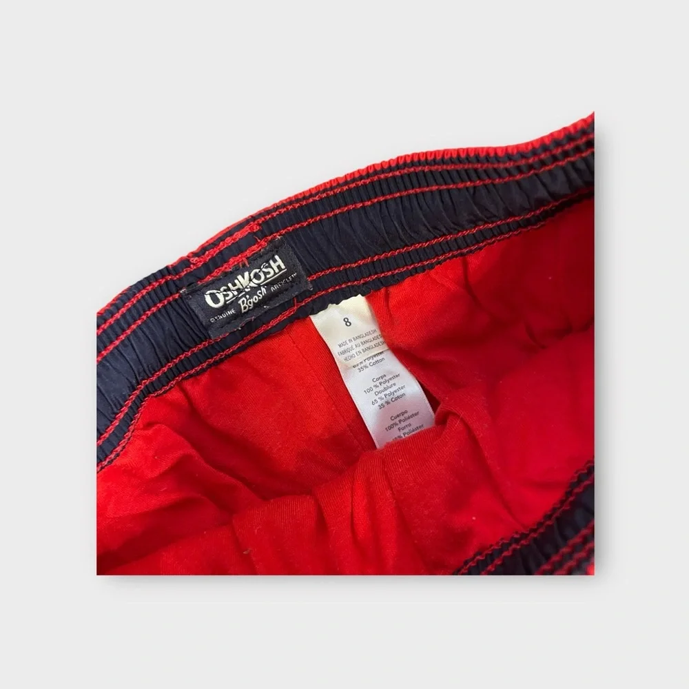 Oshkosh Red Windbreaker Pants